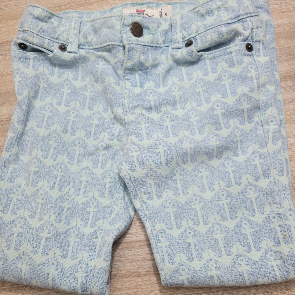 Vineyard Vines‎ Light Blue Anchor Print Jeans
